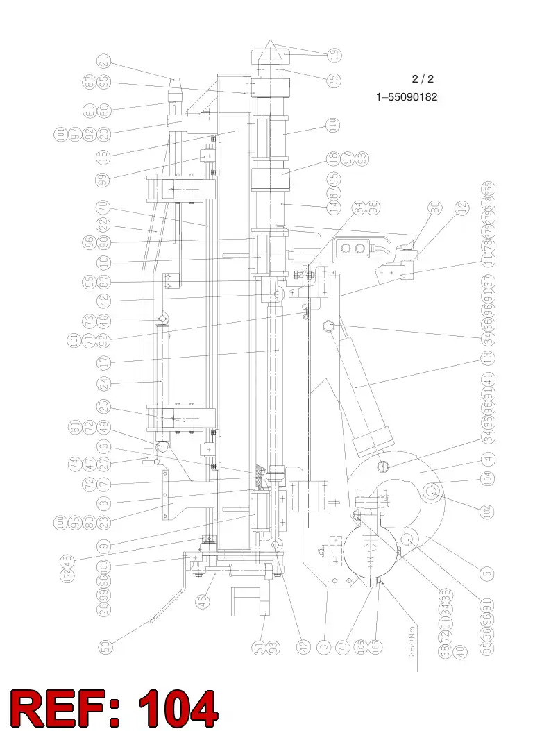 34533258 345 332 58 WASHER - Sandvik Technical Drawing