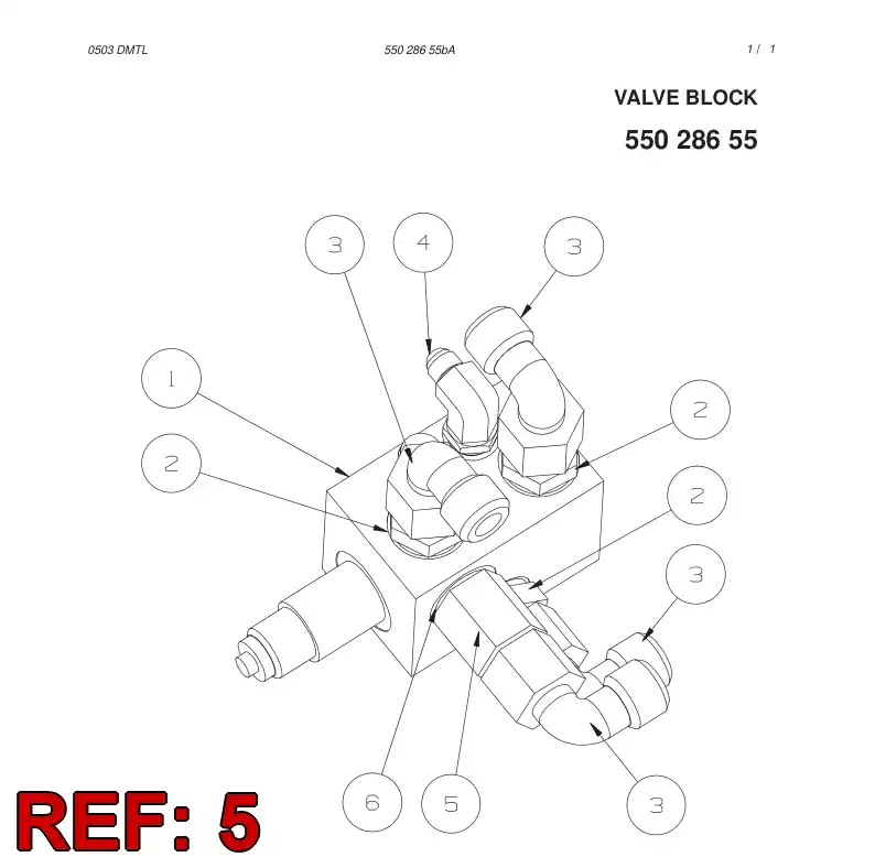 34547218 345 472 18 ADAPTER R1/2''-11/16-12UNF - Sandvik Technical Drawing
