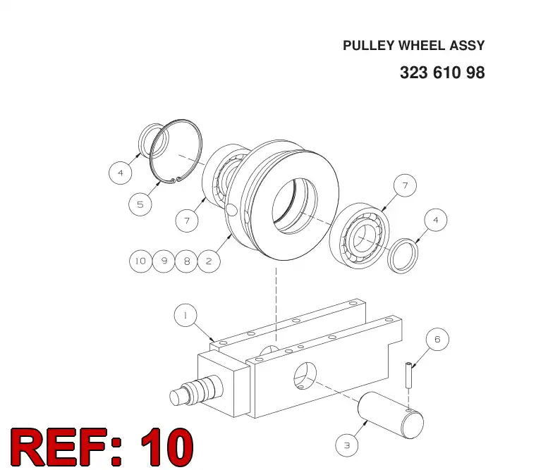 34571091 345 710 91 FLANGE - Sandvik Technical Drawing