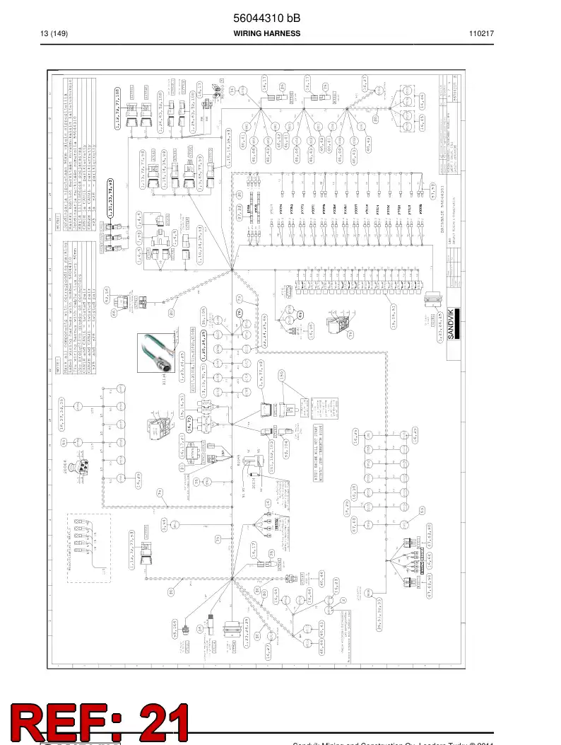 34757207 347 572 07 Rectifier diode - Sandvik Technical Drawing