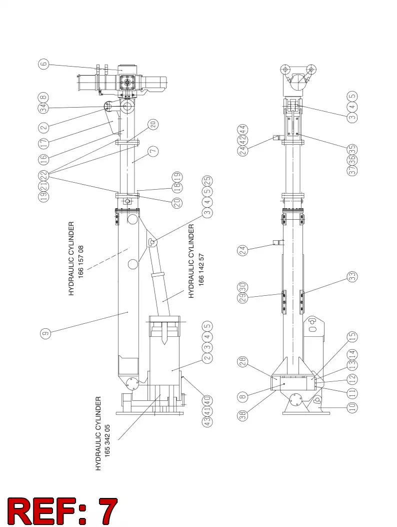 35212728 352 127 28 SPACER - Sandvik Technical Drawing