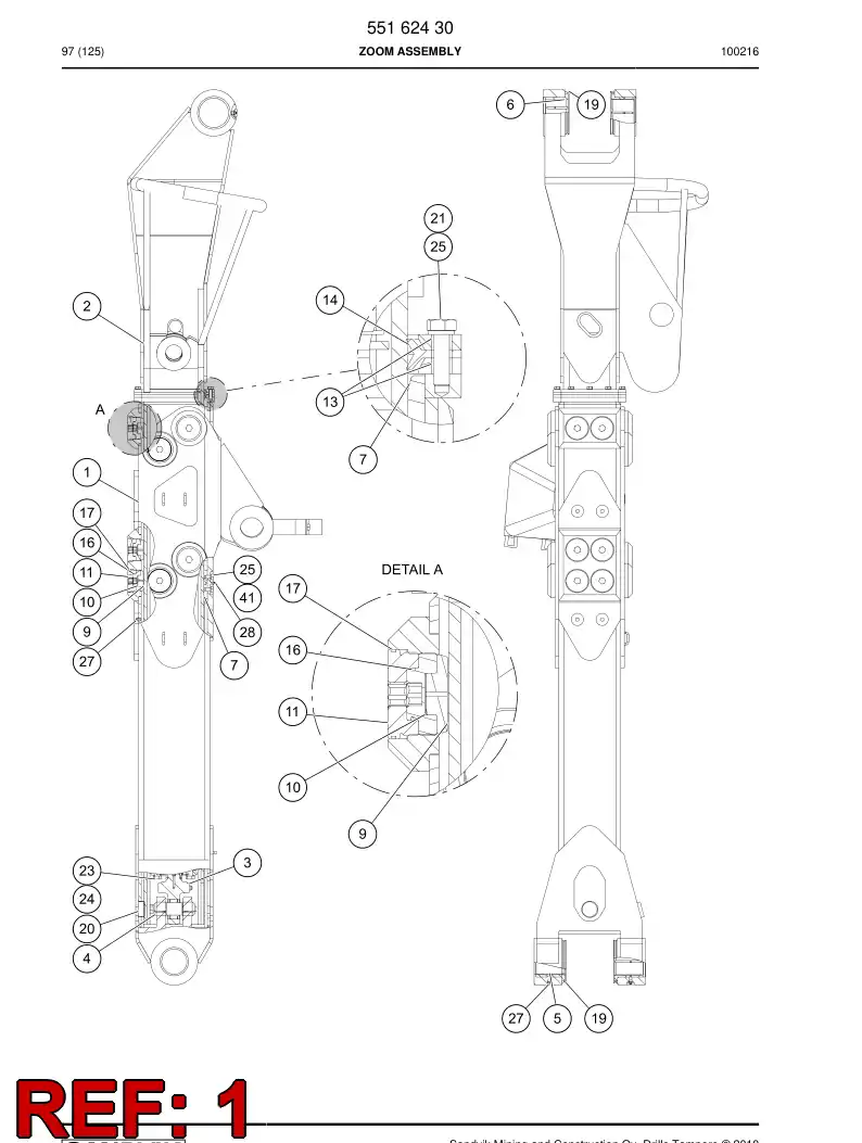 35237578a 352 375 78a OUTER PIPE MACHINING RIGHT - Sandvik Technical Drawing