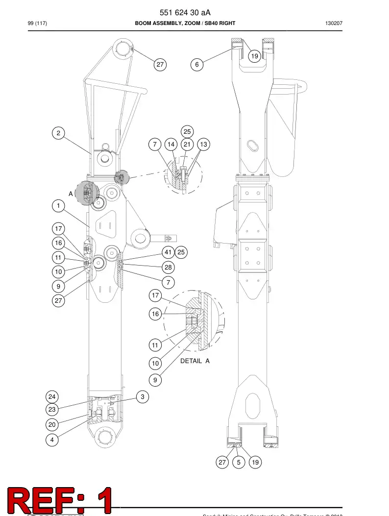 35237578h 352 375 78h Tube, Outer - Sandvik Technical Drawing