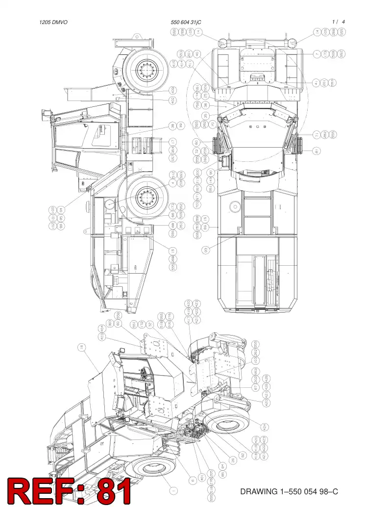 35251574 352 515 74 PIPE ASSEMBLY - Sandvik Technical Drawing