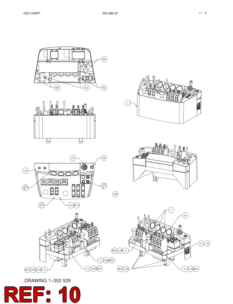 35255358 352 553 58 STICKER SET - Sandvik Technical Drawing