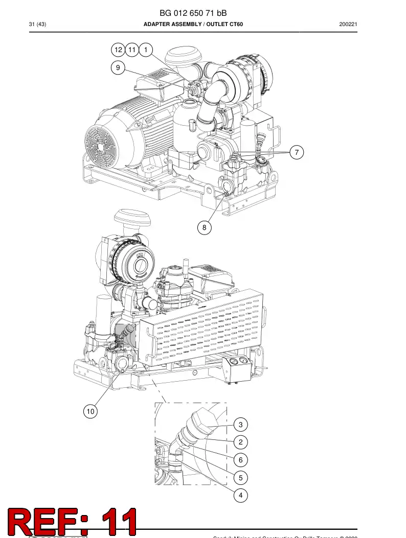 36991026a 369 910 26a Screw, Hexagon Socket - Sandvik Technical Drawing