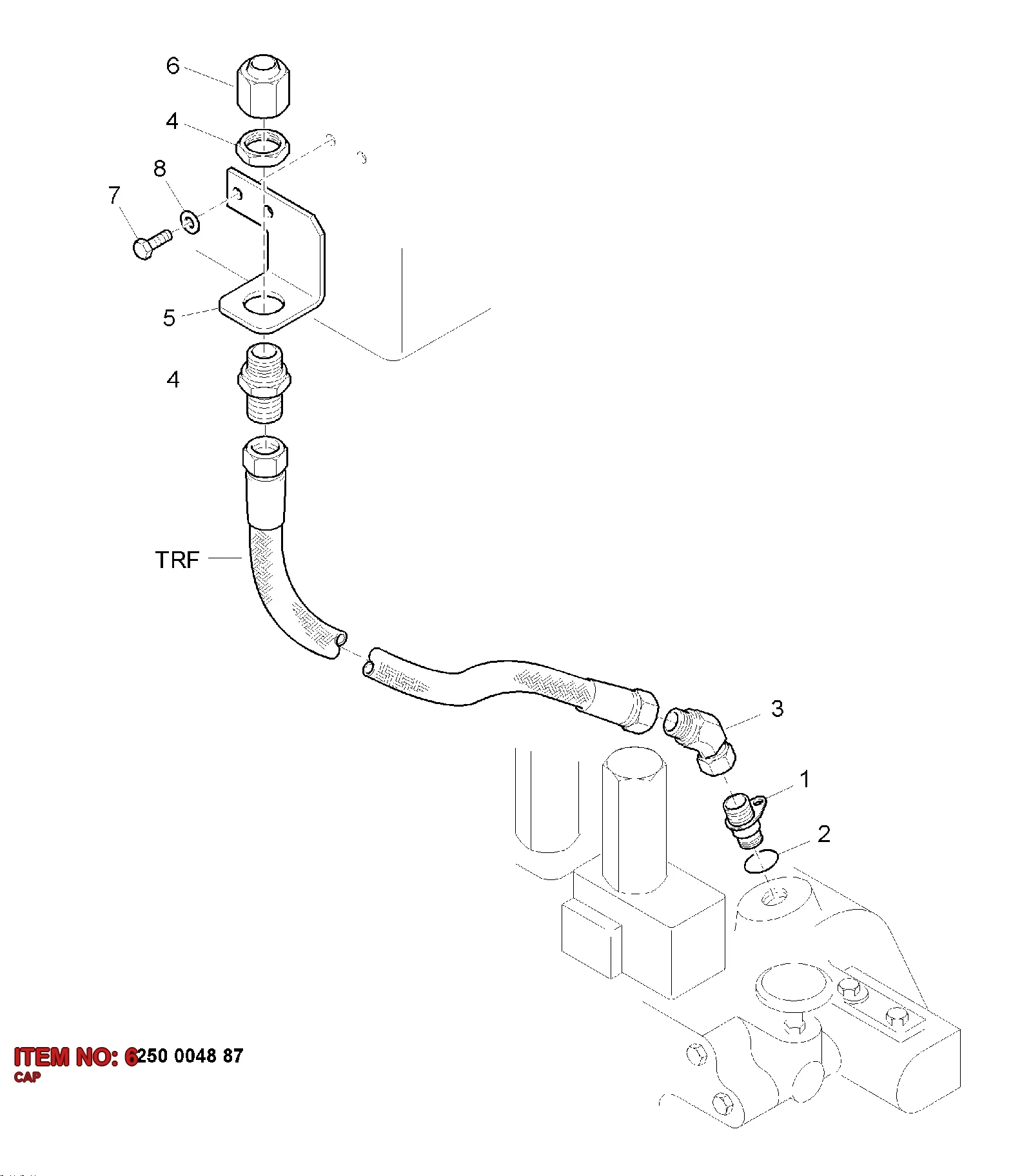 3715 0820 00 CAP - Technical Drawing