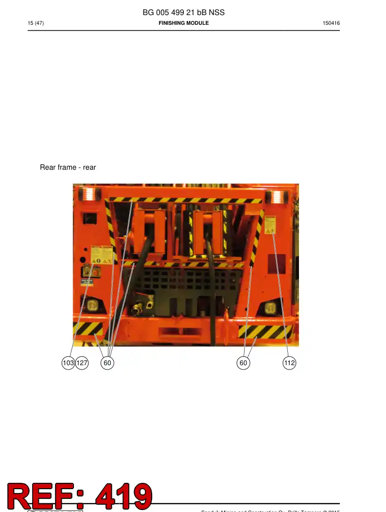 39004148 390 041 48 SYMBOL ''230 V'' - Sandvik Technical Drawing