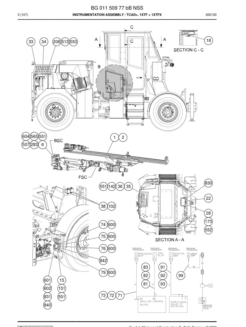 39004968a 390 049 68a SINAL - Sandvik Technical Drawing