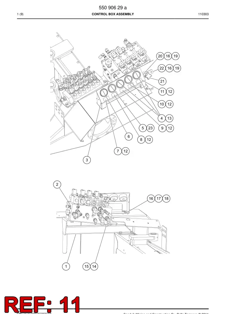 39007048a 390 070 48a SYMBOL ''FEED PRESSURE'' - Sandvik Technical Drawing