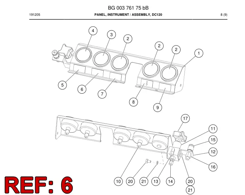 39007458b 390 074 58b Decal - Sandvik Technical Drawing
