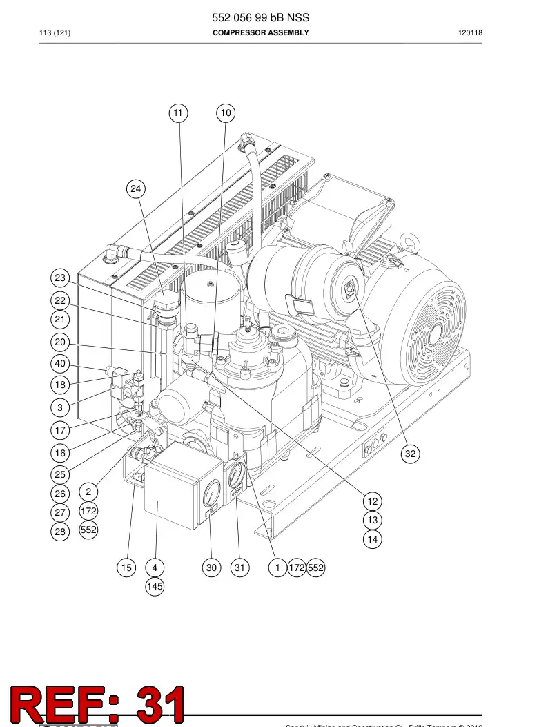 39007588a 390 075 88a SEAL - Sandvik Technical Drawing