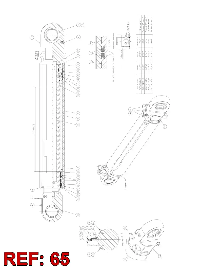 39014048 390 140 48 SYMBOL ''DON'T PLUG THIS NIPPLE'' - Sandvik Technical Drawing