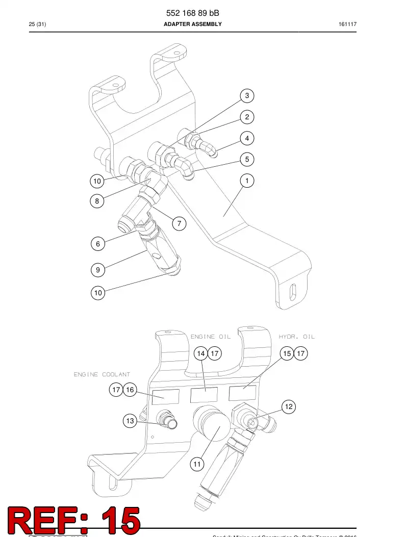 39018648a 390 186 48a PLATE - Sandvik Technical Drawing