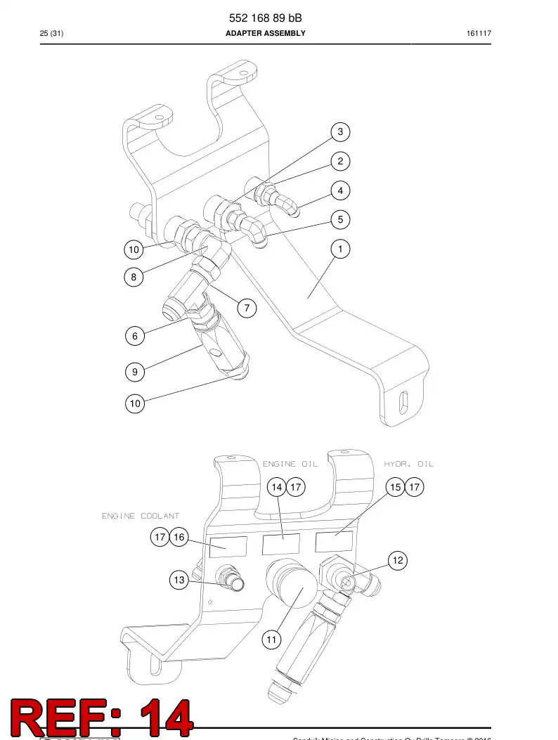 39018778a 390 187 78a PLATE - Sandvik Technical Drawing