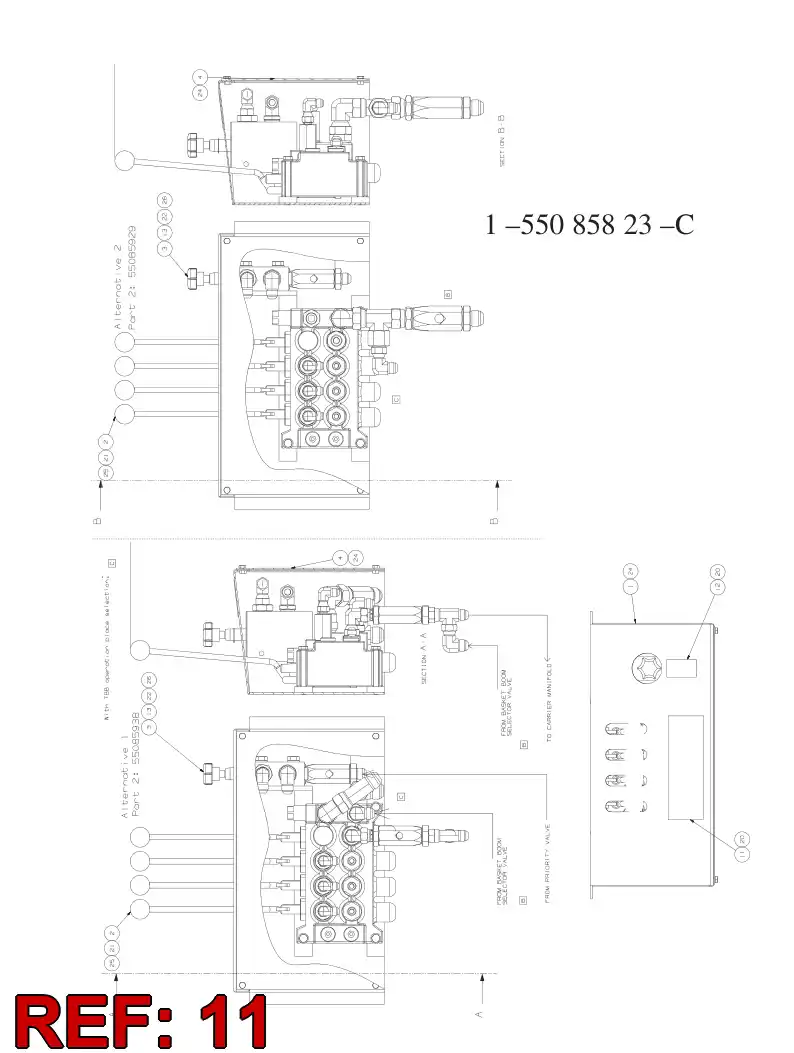 39053208 390 532 08 SIGN - Sandvik Technical Drawing