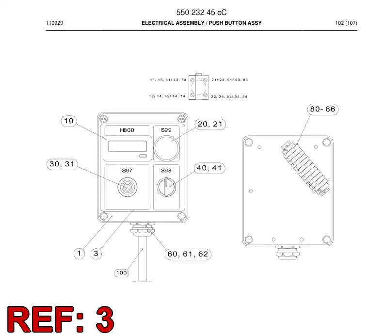 39054208a 390 542 08a SYMBOL ''CEMENT MIXING'' - Sandvik Technical Drawing