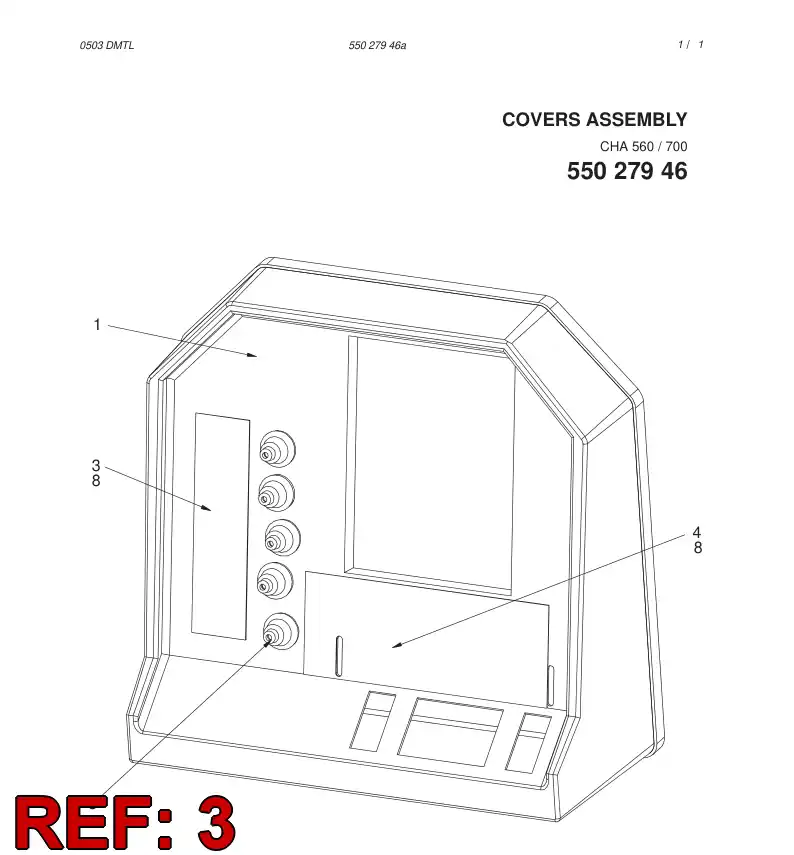39080668 390 806 68 Sign and decal assembly - Sandvik Technical Drawing