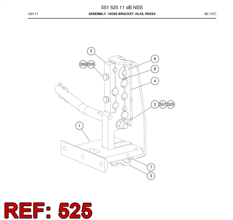 41132510 411 325 10 Nut, Hexagon - Sandvik Technical Drawing