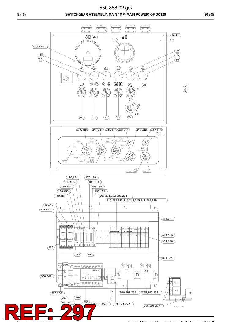 41138570 411 385 70 Nut, Hexagon - Sandvik Technical Drawing