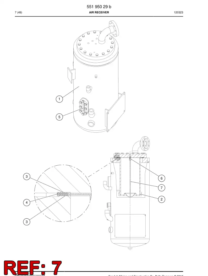 415008 415008 Pipe - Sandvik Technical Drawing
