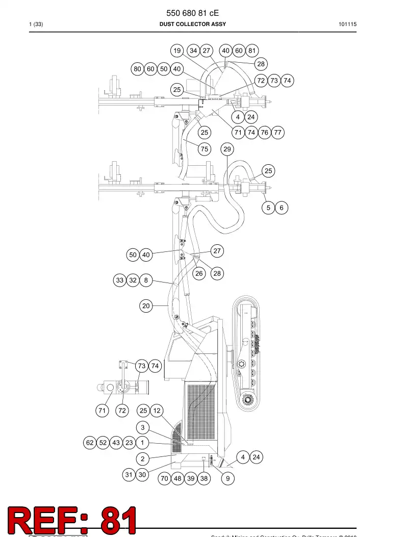 42118130a 421 181 30a WASHER - Sandvik Technical Drawing