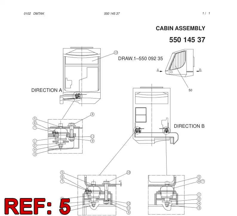 42119960 421 199 60 WASHER - Sandvik Technical Drawing