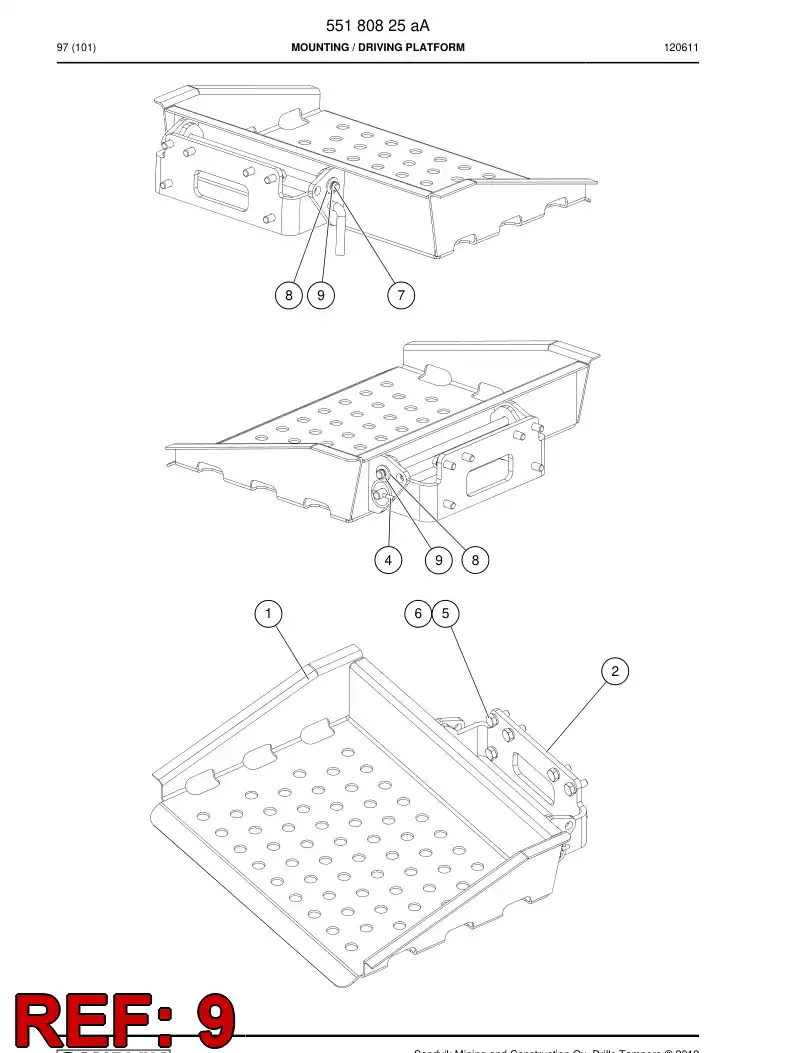 42202850 422 028 50 Circlip - Sandvik Technical Drawing