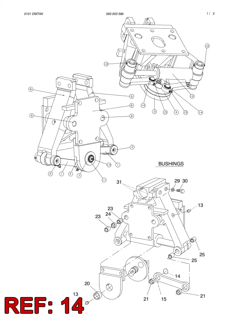 42206630 422 066 30 CIRCLIP - Sandvik Technical Drawing