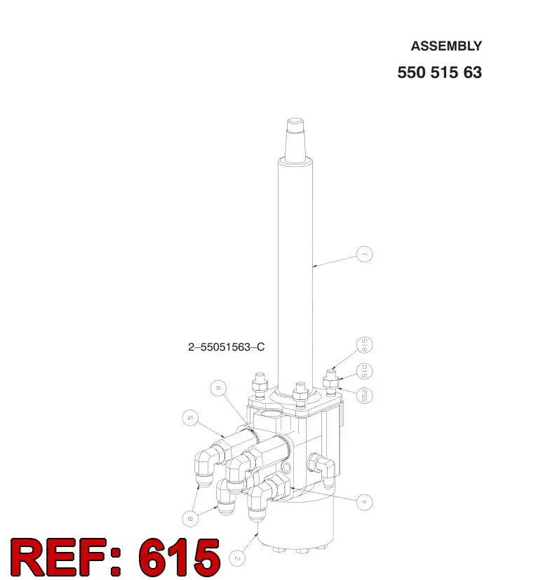 44006000 440 060 00 STUD - Sandvik Technical Drawing
