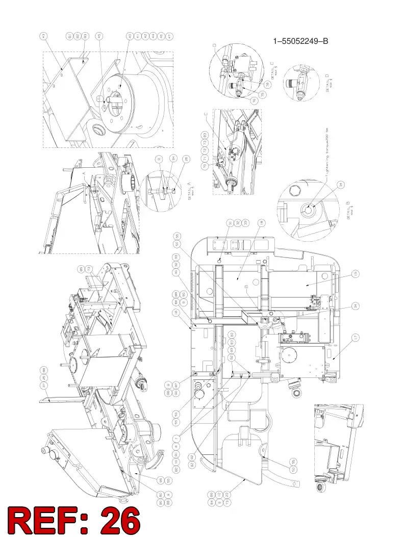 44266240 442 662 40 Hexagon head screw - Sandvik Technical Drawing