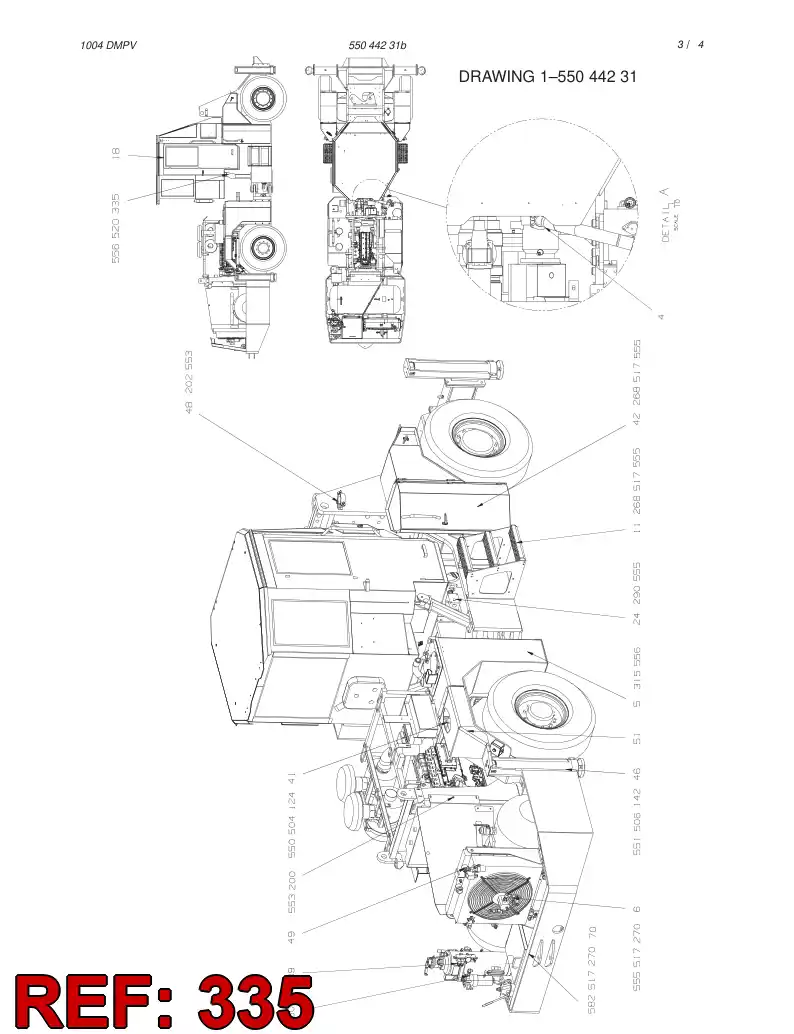 44268700 442 687 00 HEXAGON HEAD BOLT - Sandvik Technical Drawing