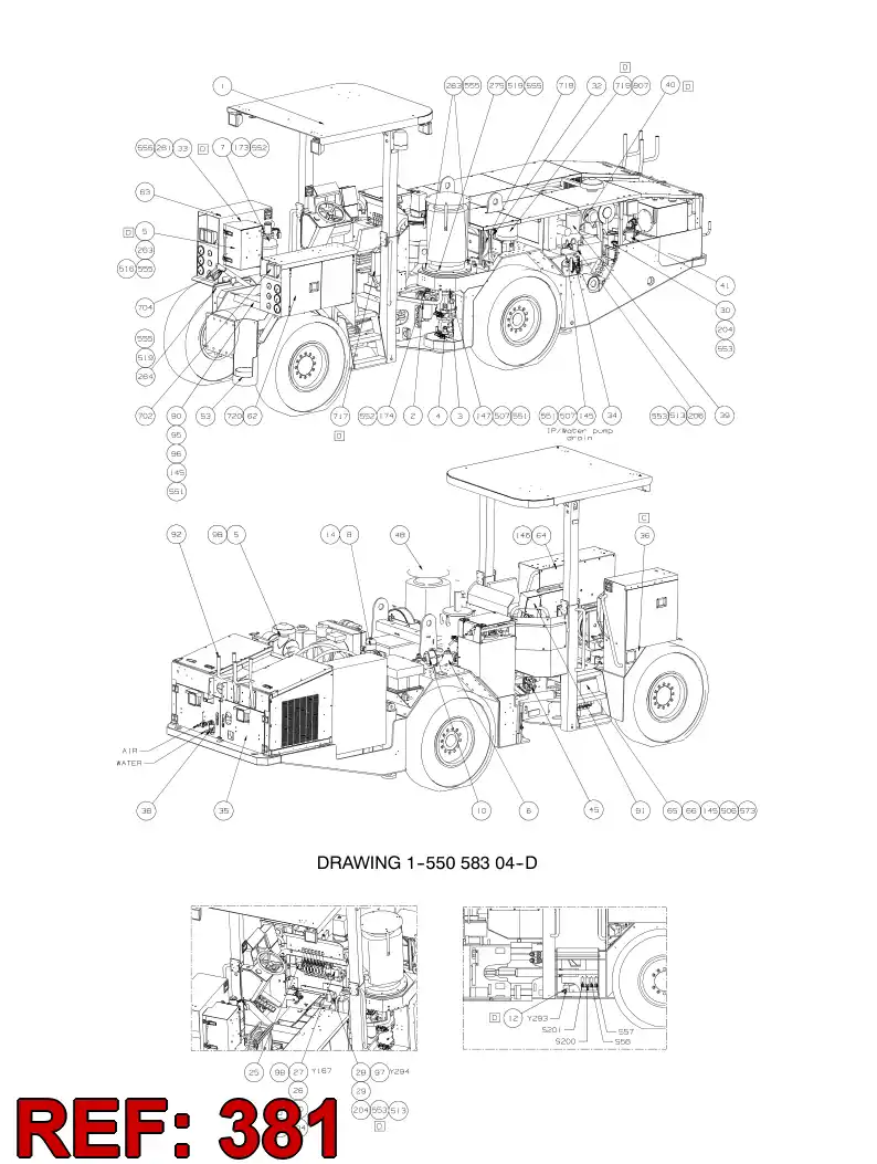 44274660 442 746 60 Hexagon head screw - Sandvik Technical Drawing