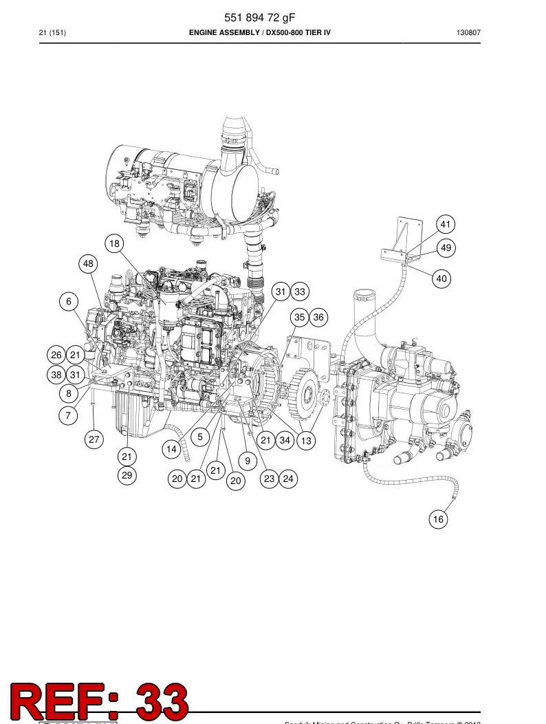 44277690a 442 776 90a HEXAGON HEAD BOLT (FULL THREAD) - Sandvik Technical Drawing