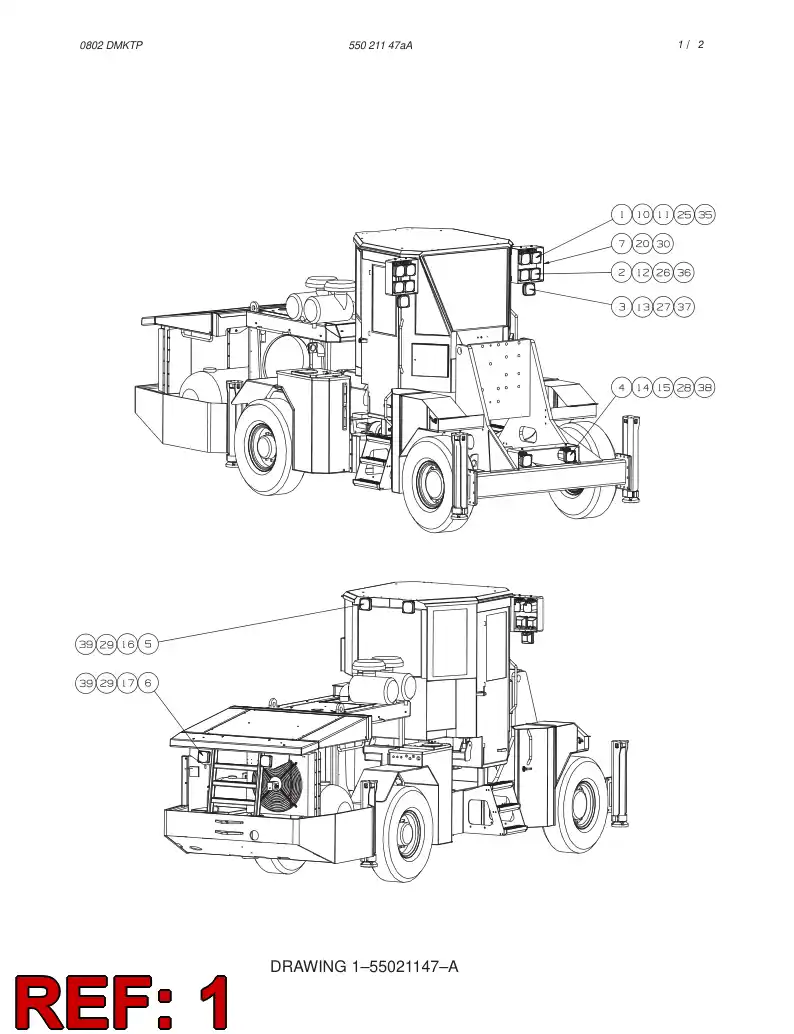 44288340 442 883 40 BOLT - Sandvik Technical Drawing
