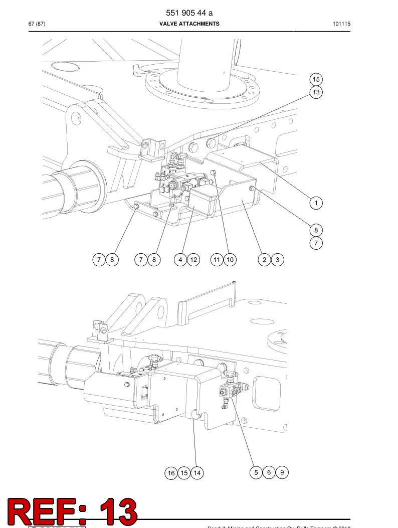 442 935 80a Hexagon head screw (full thread) - drawing