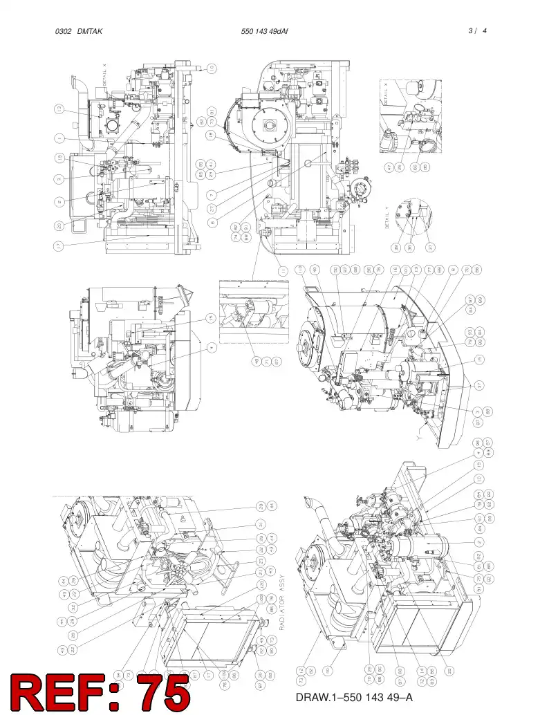 44296100 442 961 00 Hexagon head bolt - Sandvik Technical Drawing