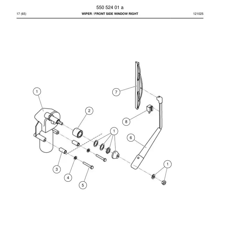 44307450 443 074 50 HEX.BOLT - Sandvik Technical Drawing