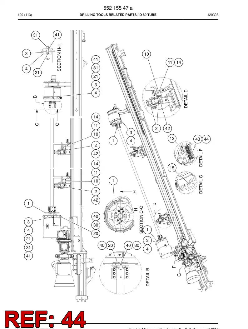 44579890a 445 798 90a Hexagon socket head screw - Sandvik Technical Drawing