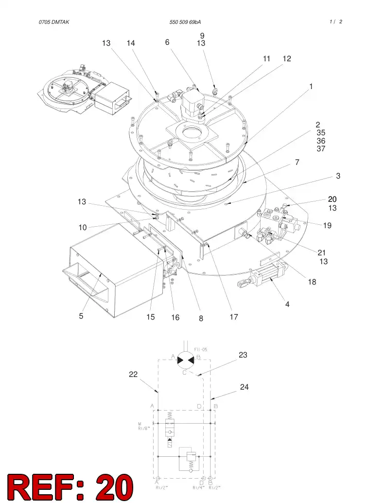 44581150 445 811 50 Hexagon socket head screw - Sandvik Technical Drawing