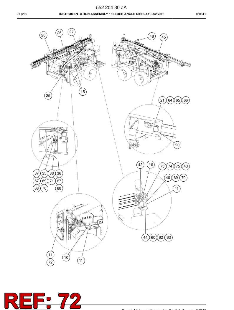 44587100 445 871 00 Hexagon socket head screw - Sandvik Technical Drawing