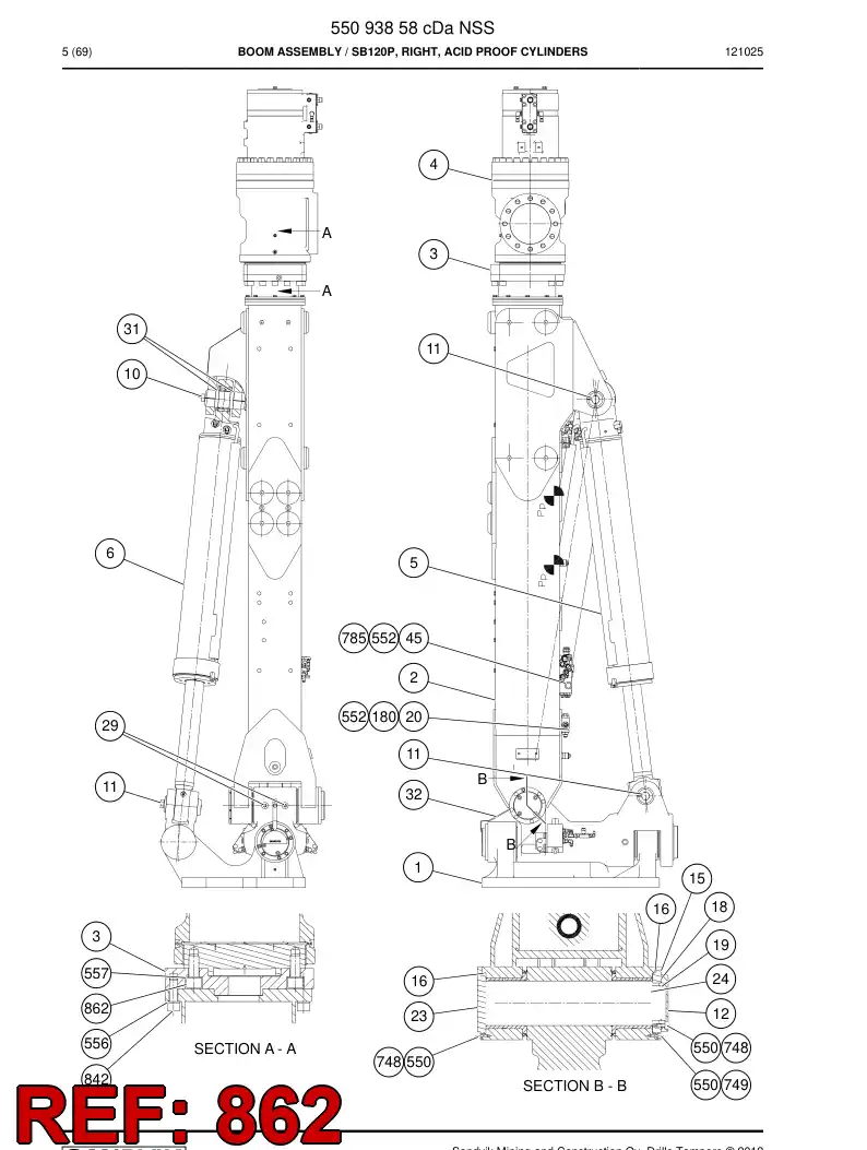 44588800 445 888 00 HEX.SOCKET HEAD CAP SCR. - Sandvik Technical Drawing