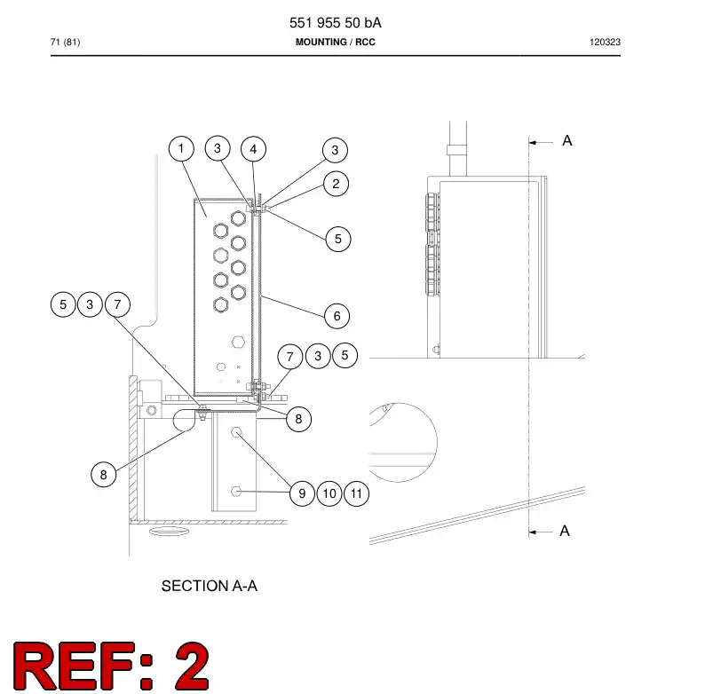 44616110 446 161 10 Hexagon socket head screw - Sandvik Technical Drawing