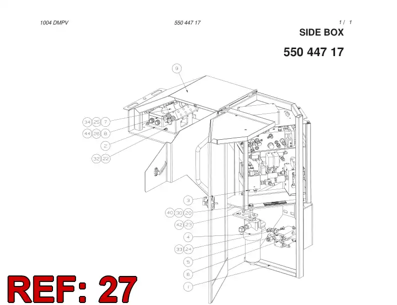 44686510 446 865 10 SLOTTED PAN HEAD SCREW - Sandvik Technical Drawing