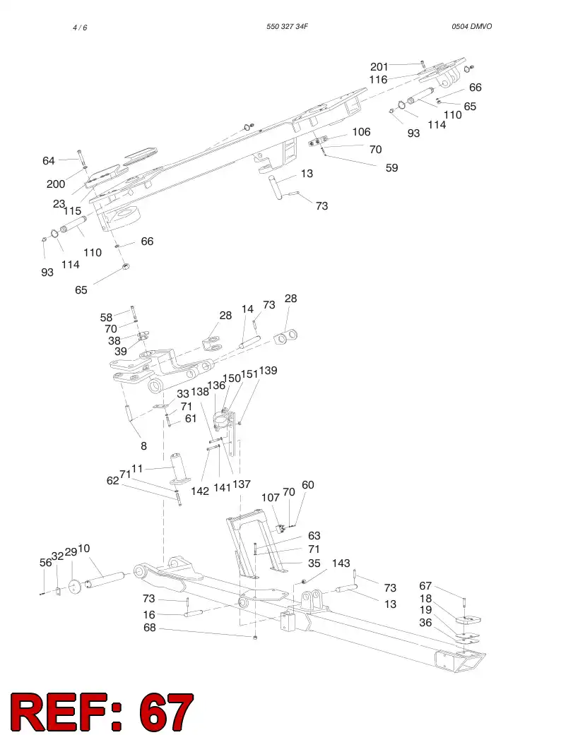 44687520 446 875 20 Slotted pan head screw - Sandvik Technical Drawing
