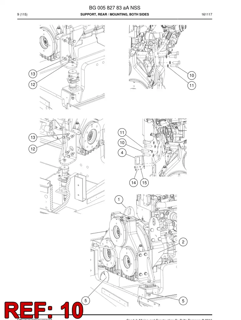 45192590 451 925 90 Hexagon head screw - Sandvik Technical Drawing