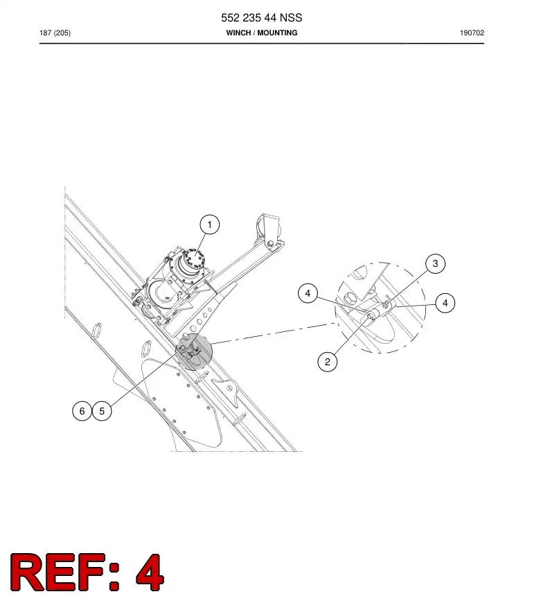 47142760 471 427 60 Pin, Split - Sandvik Technical Drawing