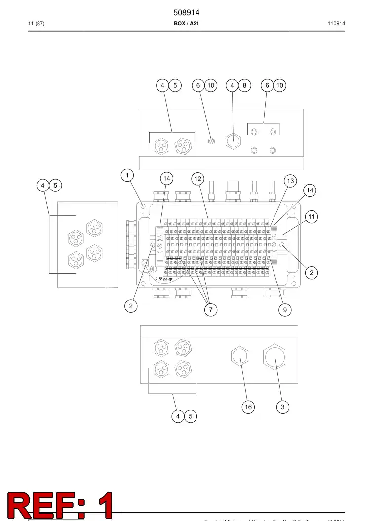500184 500184 Box - Sandvik Technical Drawing