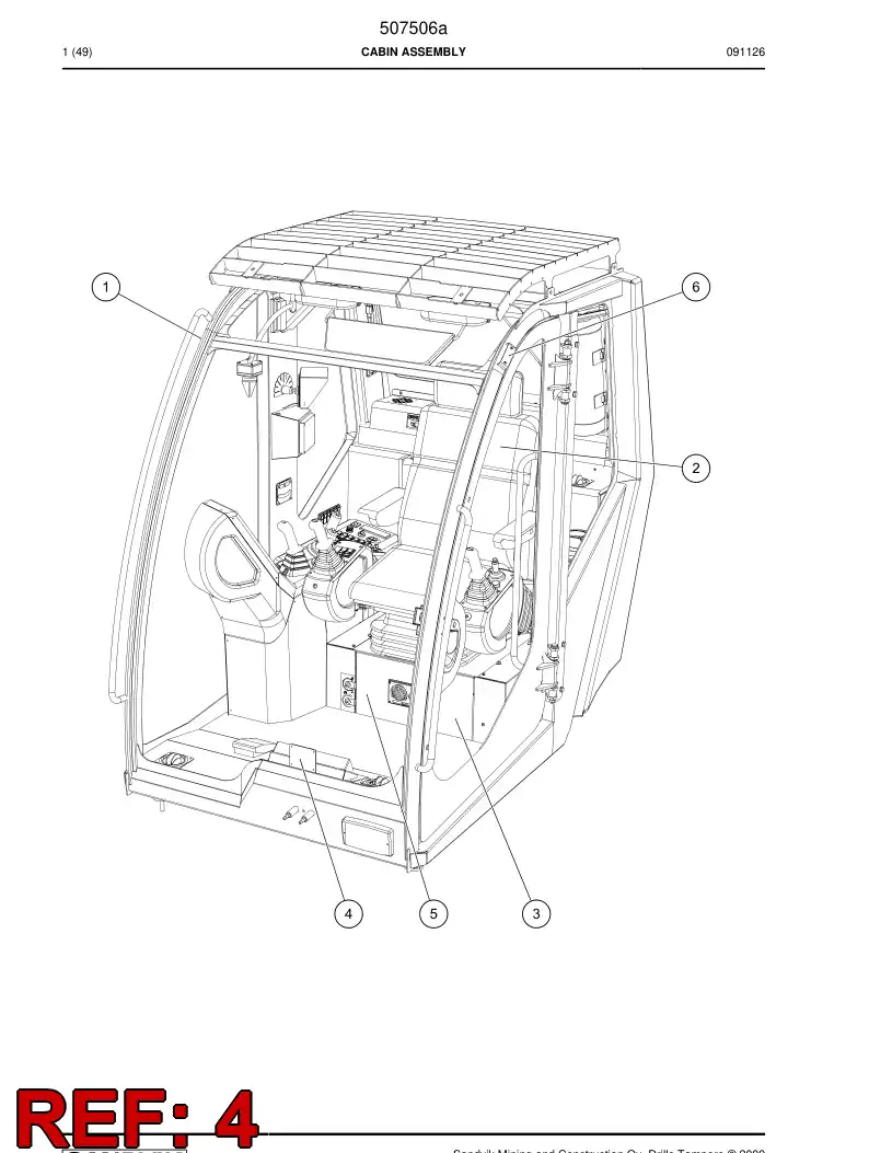 500264 500264 Inclination detector - Sandvik Technical Drawing