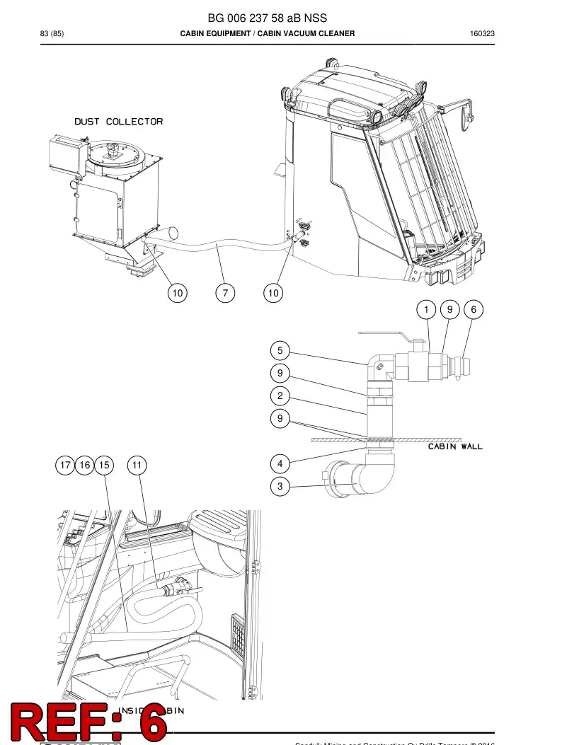 50078428 500 784 28 HOSE FITTING - Sandvik Technical Drawing